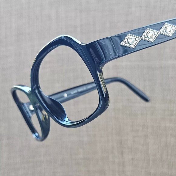 Kirkland Signature Women Glasses/Eyeglasses Frame Crystals Accent Arms CORTESE - Picture 2 of 11